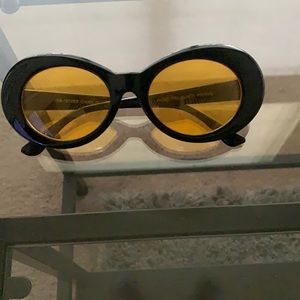 Black and yellow sunglasses